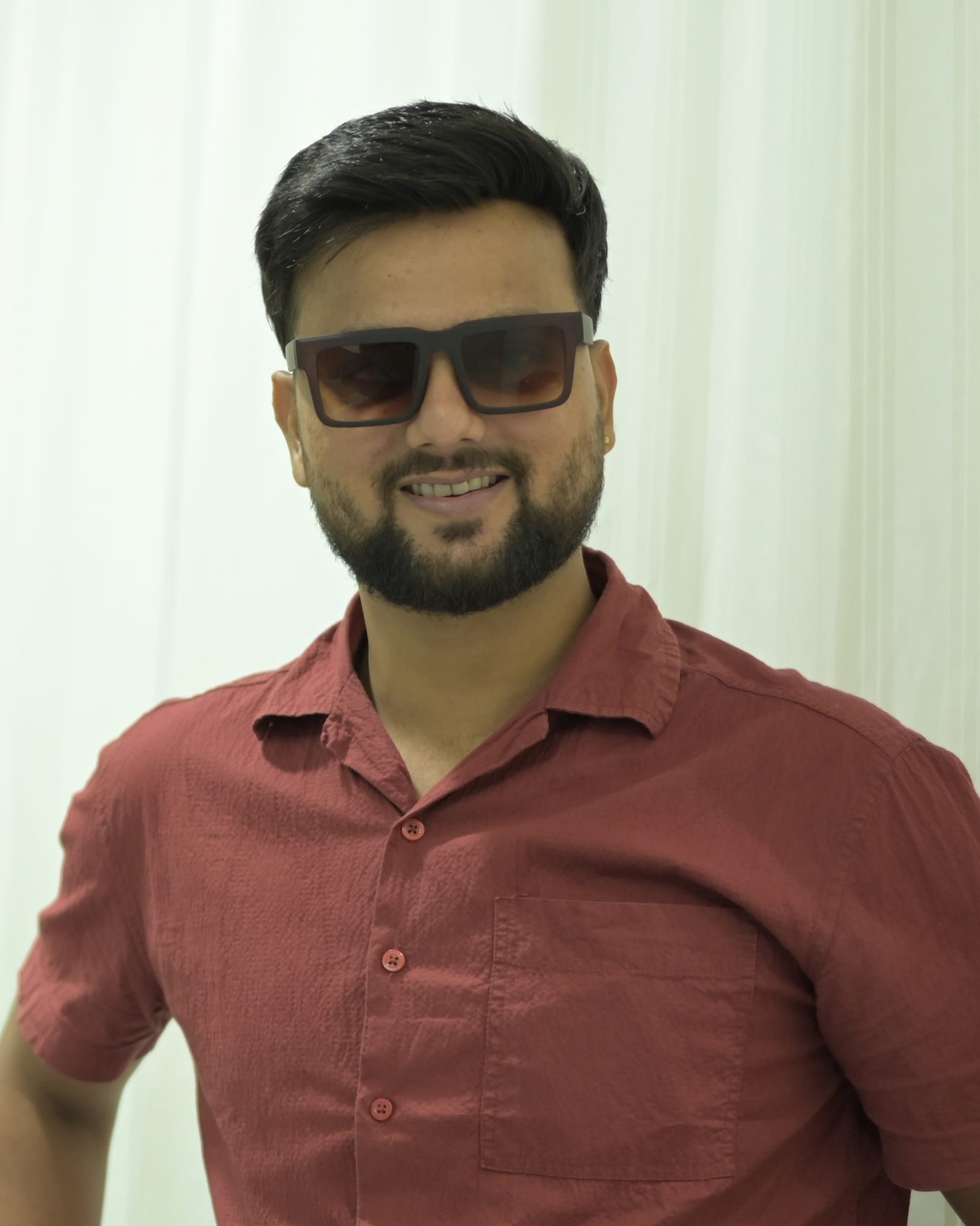 After — coverage restored across the front and top and cut into a quiff